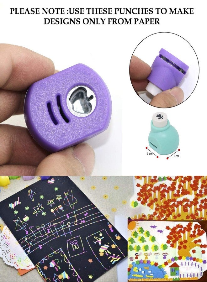 Magicwand® DIY Art & Craft Punch Kit for School Projects【3 Yrs & Up】【Pack of 12 Punches】【Random Designs】 - Image 2